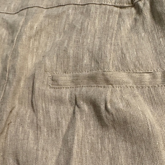 Sovere linen Cream Wide-Leg Pants - Picture 11 of 12